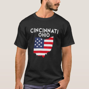 Camiseta Cincinnati Ohio EUA State America Viagem Ohioan