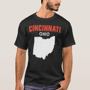 Camiseta CINCINNATI Ohio EUA State America Viagem Ohioan