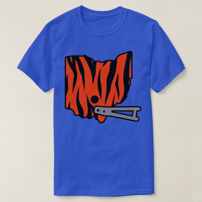 Camiseta Cincinnati Ohio Retro Helmet White (Frente do Design)