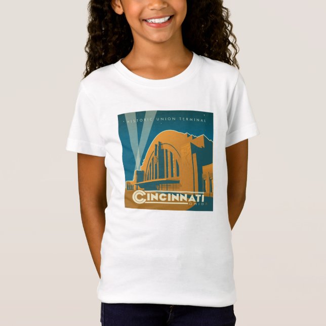 Camiseta Cincinnati, Ohio | Terminal histórico da União (Frente)