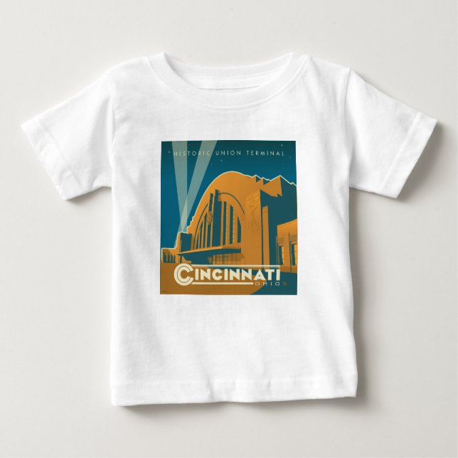 Camiseta Cincinnati, Ohio | Terminal histórico da União (Frente)