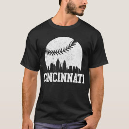 Camiseta Cincinnati Vintage Baseball em Greve de Gameday