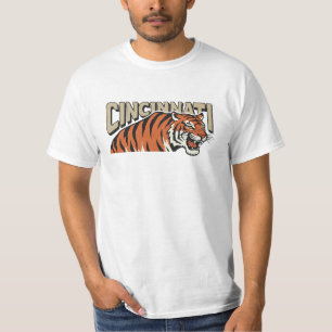 Camiseta Cincinnati vintage retro style bengal tiger art