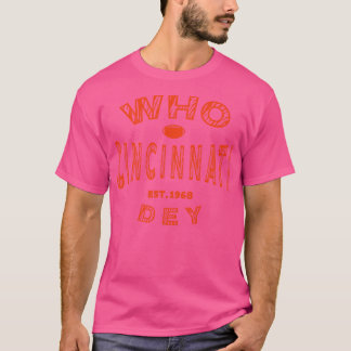 Camiseta Cincinnati Who Dey Remix 1968