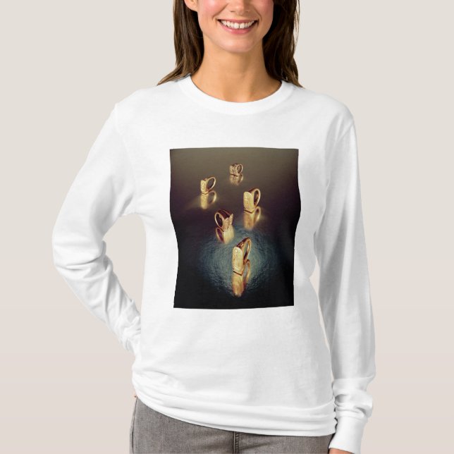 Camiseta Cinco anéis, do túmulo de Tutankhamun (Frente)