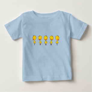 Camiseta Cinco Bons Patos Amarelos de Cartoon