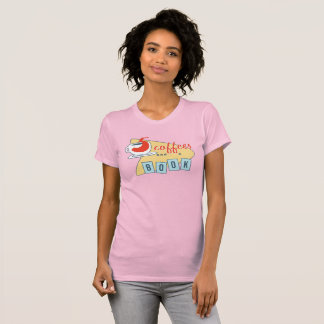 Camiseta cinco cafés e um T das mulheres do livro