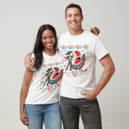Camiseta Cinco colorwave