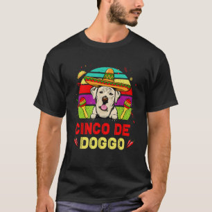 Camiseta Cinco De Doggo Labrador Retriever Cachorro Cinco D
