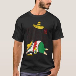 Camiseta Cinco De Drinko Cinco De Mayo Costume Para Homens