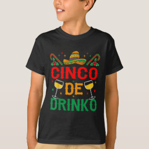 Camiseta Cinco De Drinko Cinco De Mayo Funny
