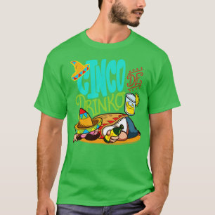 Camiseta Cinco de Drinko Cinco de Mayo Partido Mexicano 5 d