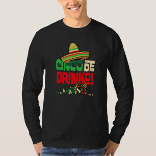 Camiseta Cinco De Drinko Cinco De Mayo, Partido Mexicano Ho
