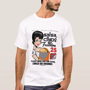Camiseta Cinco de Drinko, estou aqui para os Tacos