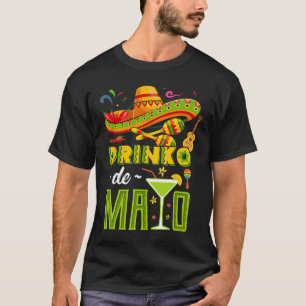 Camiseta Cinco De Drinko Fiesta Mexicano Cinco de Mayo
