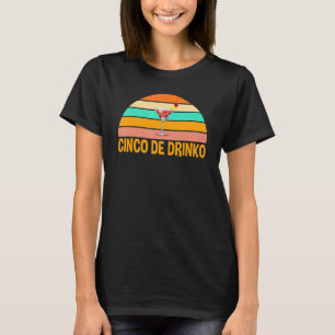 Camiseta Cinco De Drinko Humor Para Drinkers Do Partido Mar