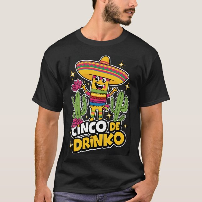Camiseta Cinco de Drinko Shirt (Frente)