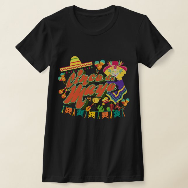 Camiseta Cinco De Drinko Womens (Postura )