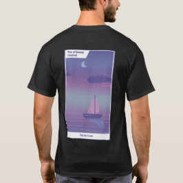 Camiseta Cinco de Espadas invertido Arte Inspirado em Tarot