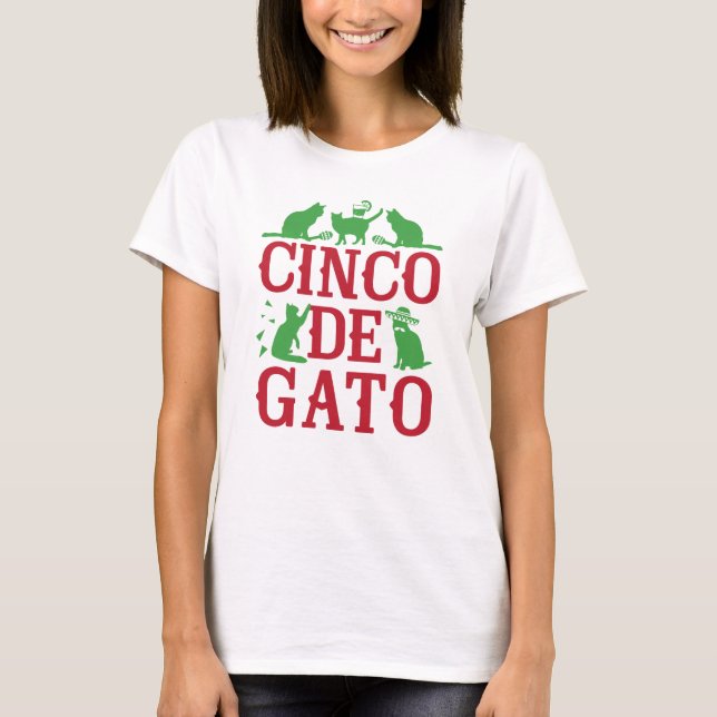 Camiseta Cinco De Gato (Frente)
