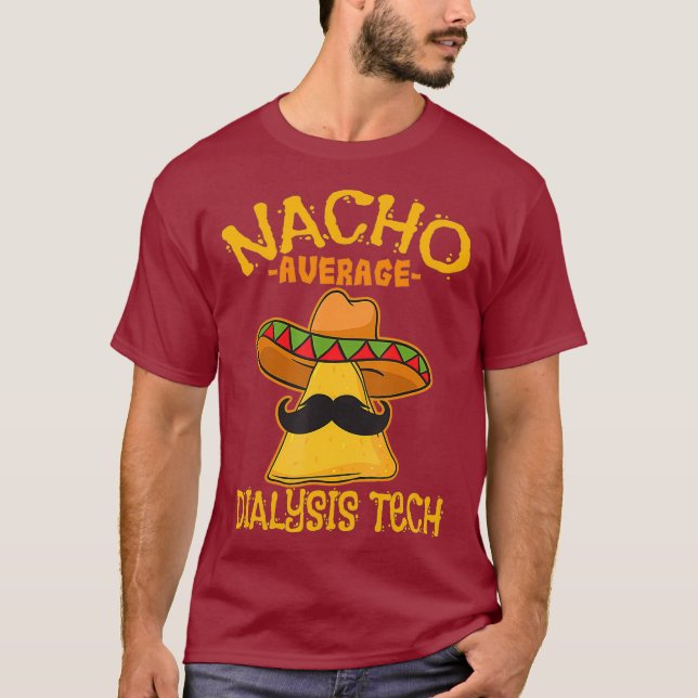 Camiseta Cinco de Hemodiálise Tecnológica Média Nacho (Frente)