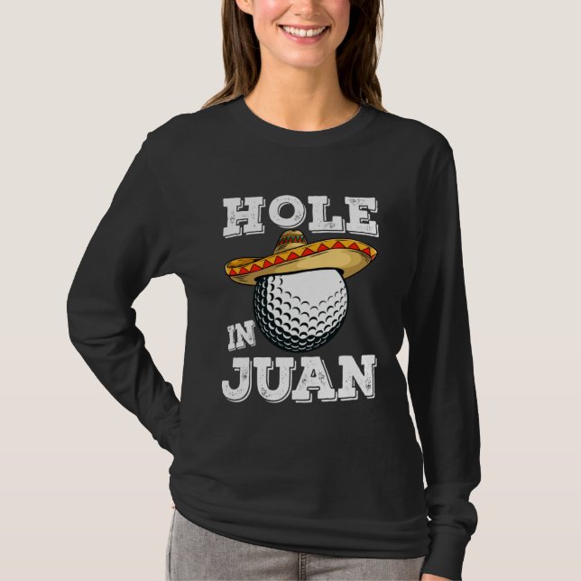 Camiseta Cinco de Maio Dito de Golfe Jogador de Golfe Piada (Frente)