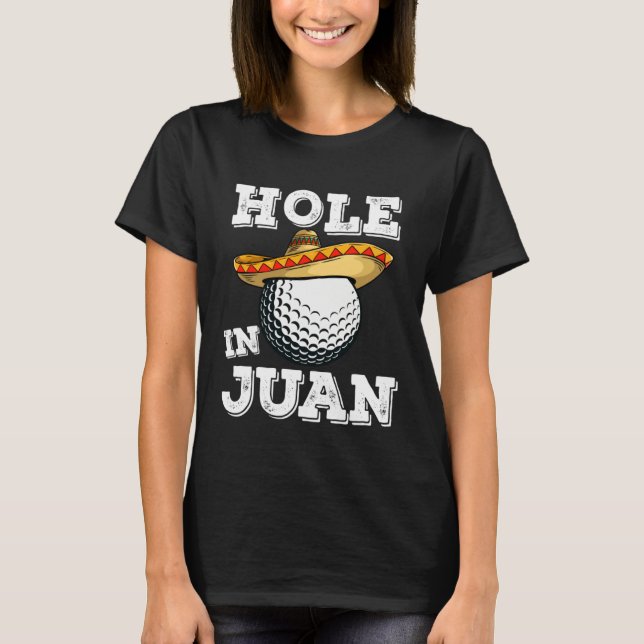 Camiseta Cinco de Maio Dito de Golfe Jogador de Golfe Piada (Frente)