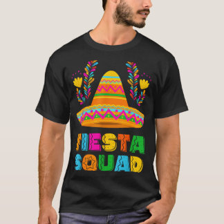 Camiseta Cinco de maio esquadrão da festa familiar grupo co