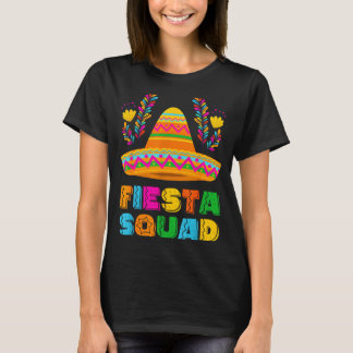Camiseta Cinco de maio esquadrão da festa familiar grupo co
