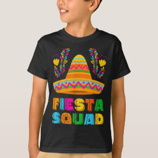 Camiseta Cinco de maio esquadrão da festa familiar grupo co