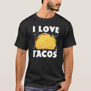 Camiseta Cinco De Maio Eu Amo Tacos Mexicanos Homens Mulhe