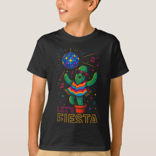 Camiseta Cinco de maio festa mexicana de cacto engraçada va