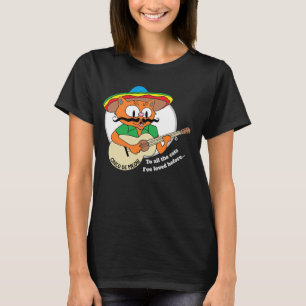 Camiseta Cinco de maio - Gato de desenho animado
