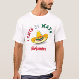 Camiseta Cinco de maio personalizáveis Fiesta