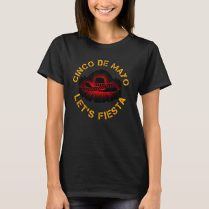 Camiseta Cinco de Mayo 0 mexicano com sombrero e chapéu