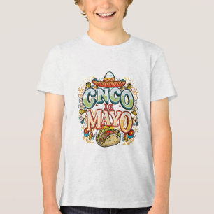 Camiseta Cinco De Mayo 2025 Partido Mexicano Taco Sombrero 