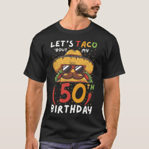 Camiseta Cinco de Mayo 50º Aniversário Taco Idade 50 Bi Mex