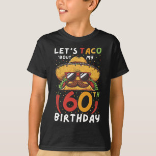 Camiseta Cinco de Mayo 60º aniversário Taco idade 60 Bi mex