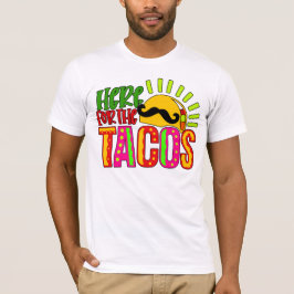 Camiseta Cinco de Mayo AQUI POROS TACOS