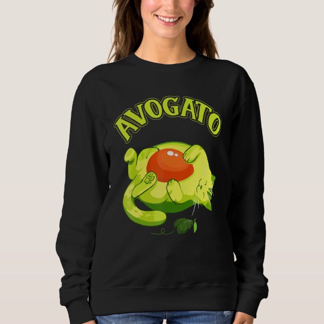 Camiseta Cinco De Mayo   Avocado Mexico Meow Avogato Cat (Frente)