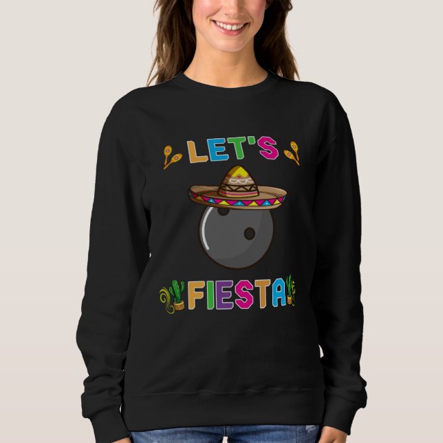 Camiseta Cinco de Mayo  Bowling Ball Let s Fiesta May 5th K (Frente)