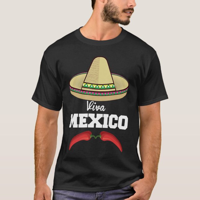 Camiseta Cinco De Mayo Burritos  Mexico Tacos and Avocado   (Frente)