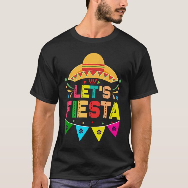 Camiseta Cinco De Mayo Burritos  Mexico Tacos and Avocado   (Frente)