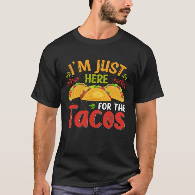Camiseta Cinco De Mayo Burritos  Mexico Tacos and Avocado   (Frente)