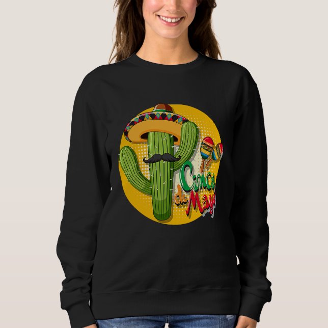 Camiseta Cinco De Mayo Burritos  Mexico Tacos and Avocado   (Frente)