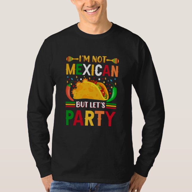 Camiseta Cinco De Mayo Burritos Mexico Tacos and Avocado  1 (Frente)