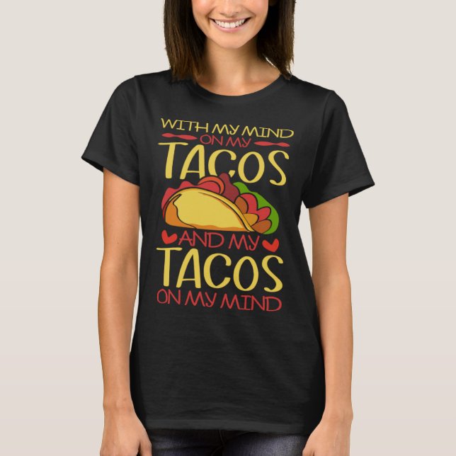 Camiseta Cinco De Mayo Burritos Mexico Tacos and Avocado 59 (Frente)