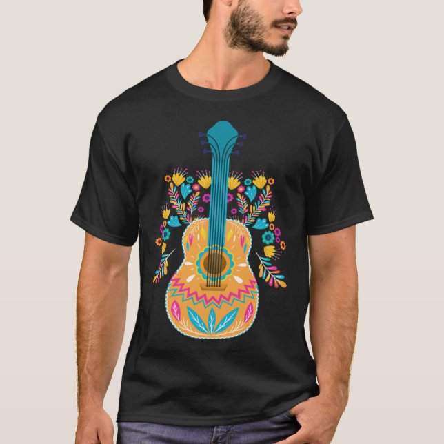 Camiseta Cinco De Mayo Burritos Mexico Tacos and Avocado 80 (Frente)