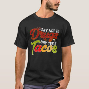 Camiseta Cinco de Mayo Burritos México Tacos e Avocado