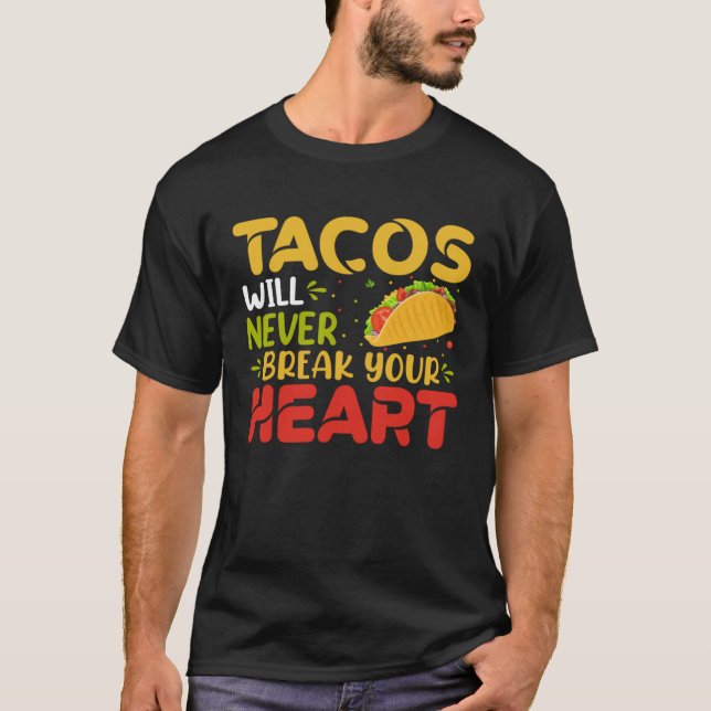 Camiseta Cinco de Mayo Burritos México Tacos e Avocado (Frente)